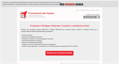 Desktop Screenshot of finanziamento-imprese.it